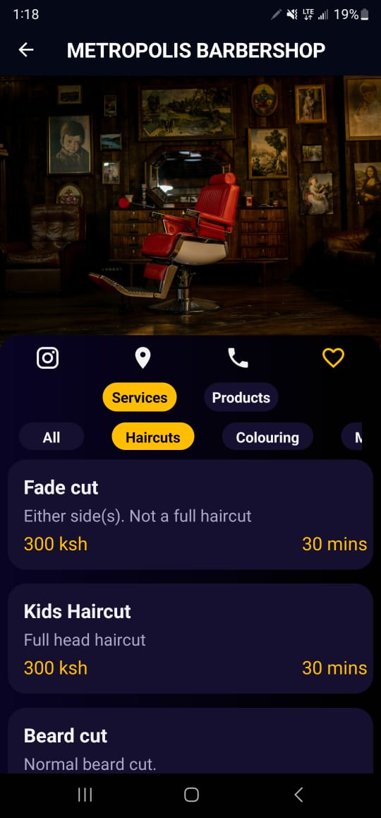 Booking App Interface